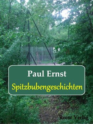 cover image of Spitzbubengeschichten